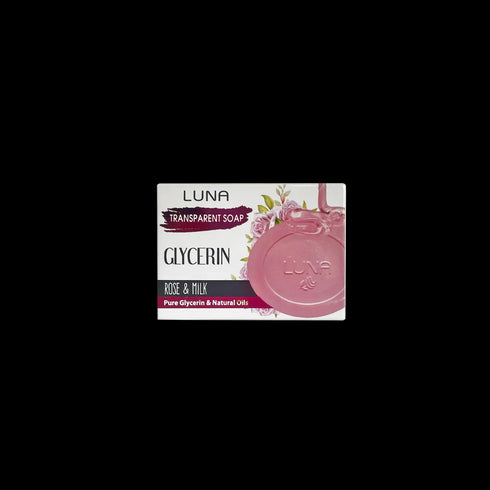 Luna glycerin soap rose and milk 100 gm - Luna